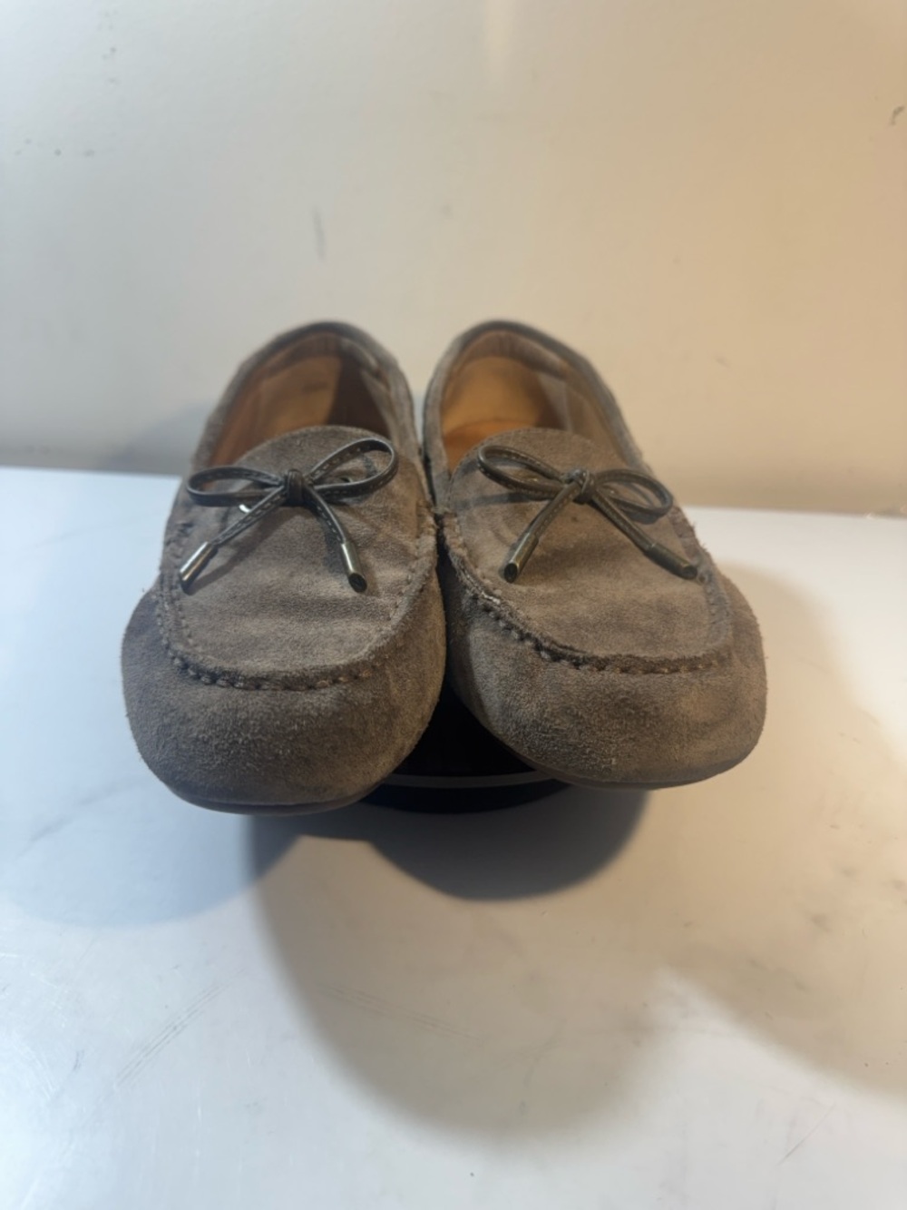 Vionic Virginia Dark Taupe Suede Women's Moccasin Loafers - Size 9 - Picture 3 of 9